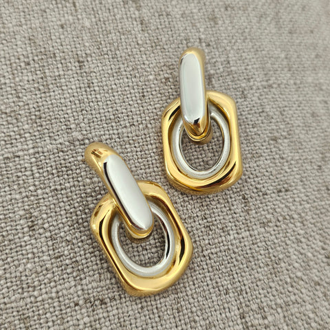 LOLLA Mixed Metal Earrings