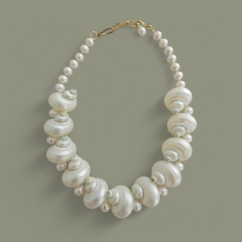 Shelly Pearly Necklace
